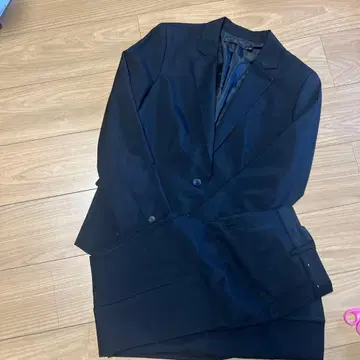 블랙 싱글 브레스 수트 L 사이즈