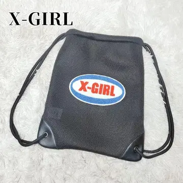 [ 새상품급 ] X-GIRL 메쉬 냅색 블랙