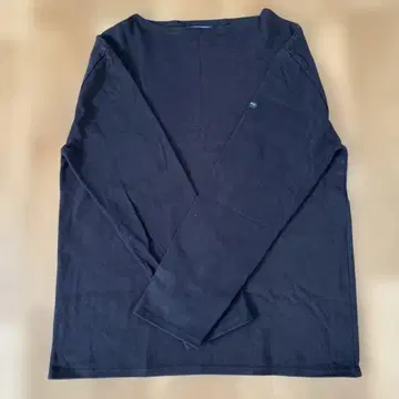 SAINT JAMES 블랙 보트넥 긴팔 티셔츠 L 사이즈