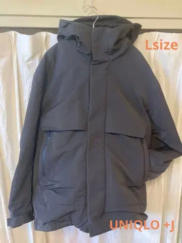 유니클로+J 하이브리드 다운 오버사이즈 파카