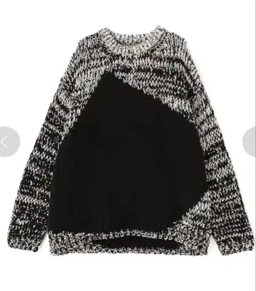 YOKE/요크/ 니트 스퀘어 블랙