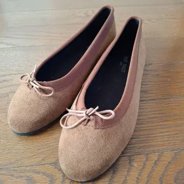 ROPE TRICOT 브라운 플랫슈즈