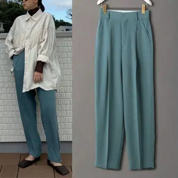 6 ROKU GEORGETTE TUCK PANTS 조젯 턱 팬츠