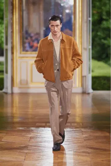 AURALEE SS25 LAMB SUEDE ZIP BLOUSON 4