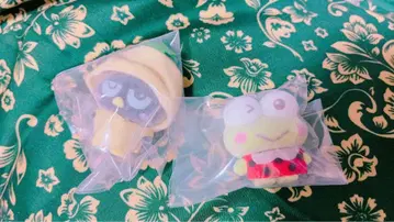 산리오 푸치토모 모두의 놀이 플로키 인형 바츠마루 케로피