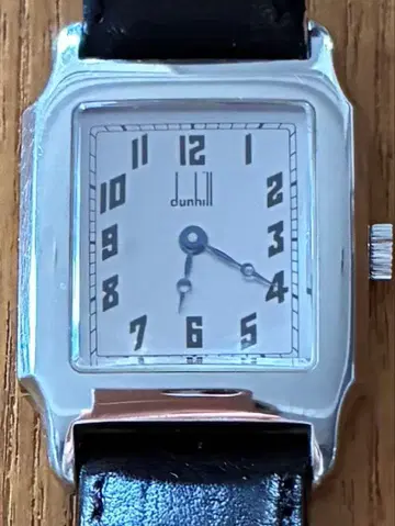 던힐 남성용 여성용 센테너리 수동 와인딩 손목시계 앤티크