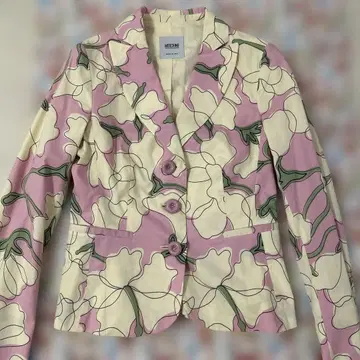 모스키노 칩 앤 시크 꽃무늬 테일러드 자켓