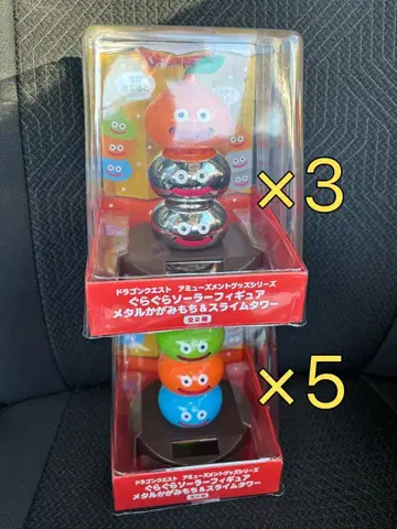 드래곤 퀘스트 흔들흔들 솔라 피규어 메탈 카가미모치 슬라임 타워 2종