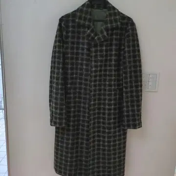 EPICA UOMO 체스터 코트 그레이 계열 체크 무늬