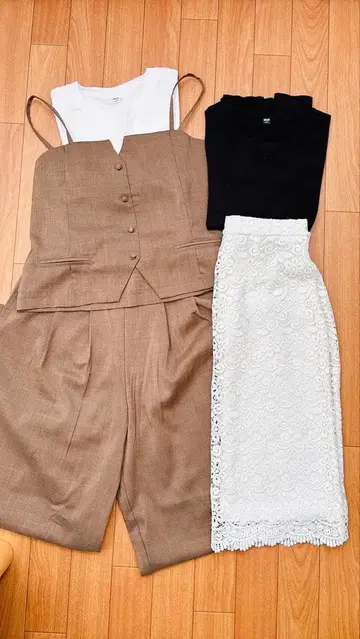 여성용 여름옷 5세트 유니클로 외