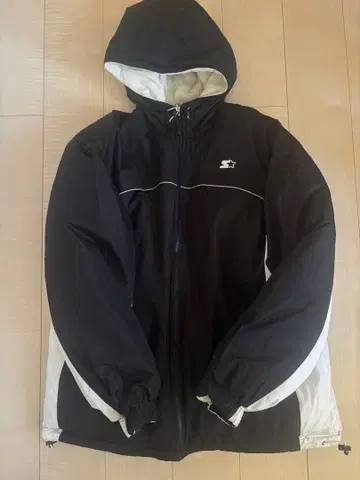 STARTER 바이컬러 리버서블 충전솜 다운 자켓 구제 의류