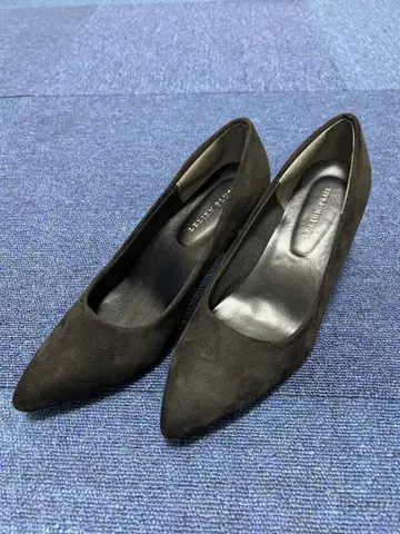 블랙스웨이드 스틸레토 하이힐