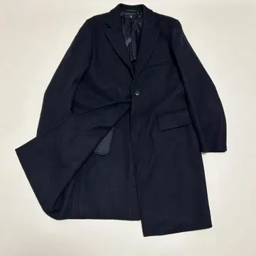 컨디션 최상 UNIQLO 질 샌더 +J 네이비 체스터 코트 XL