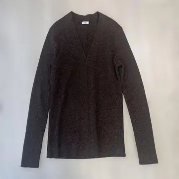IENA 이에나 3x3 리브 V넥 풀오버 니트