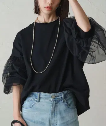 튤 맨투맨 풀오버