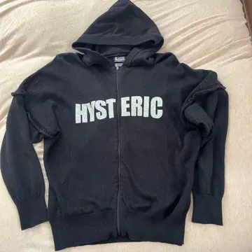 HYSTERIC GLAMOUR 블랙 후드티 프리 사이즈