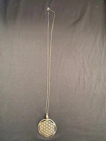 실버 플라워 오브 라이프 목걸이