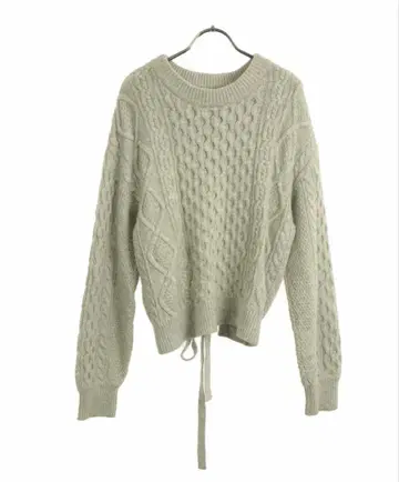 snidel 케이블 디자인 니트