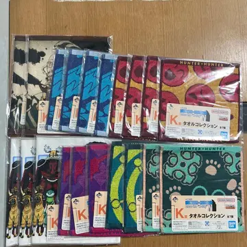 HUNTER x HUNTER 제일복권 타월 컬렉션 전 7종 20개