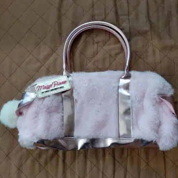 Mezzo Piano 핑크 퍼 핸드백