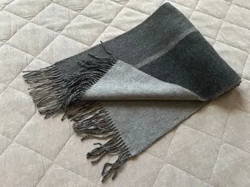 sale*쉽스 캐시미어 100% 머플러*다크 그레이 그레이