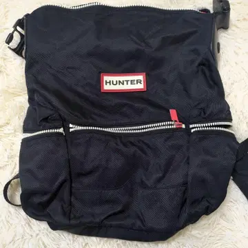 HUNTER 블랙 백팩