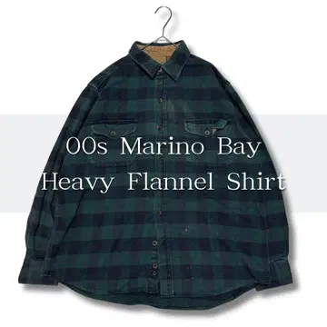 00s Marino Bay BRAWNY 헤비 L 체크 셔츠