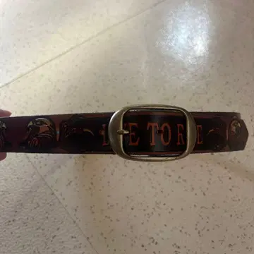 LIVE TO RIDE 가죽 벨트