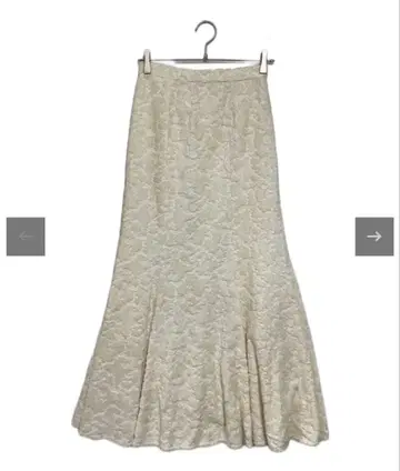 ERIKO KATORI 플라워 자카드 머메이드 스커트