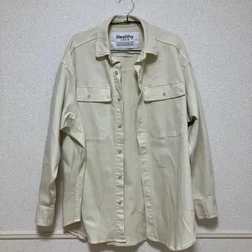 Healthy DENIM 아이보리 셔츠 자켓