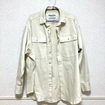 Healthy DENIM 아이보리 셔츠 자켓