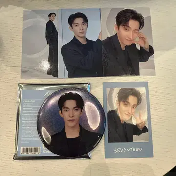 seventeen NEW_ 도겸 캔뱃지 트레이딩 카드 사진 스티커 세트