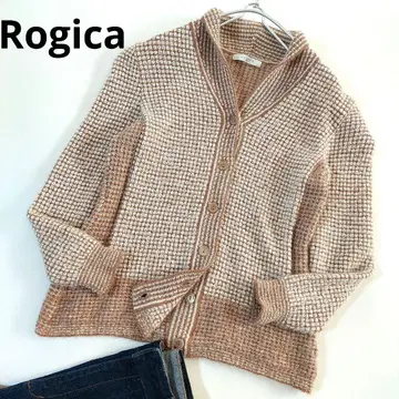 새상품급 Rogica 알파카100% 가디건 L 쿠이포 일본제 배송비 포함