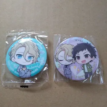 보석상 리차드 씨의 수수께끼 감정 캡슐 캔 배지 (2개)