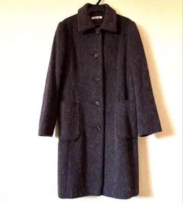 레스 빠세 울 코트 샤기 코트 하프 기장 코트