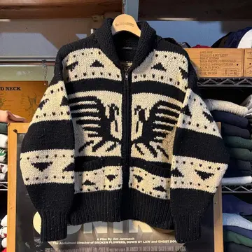 00s 올드 유니클로 UNIQLO 카우친 레어 컬러 블랙