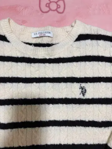 U.S. POLO ASSN. 스트라이프 니트 스웨터