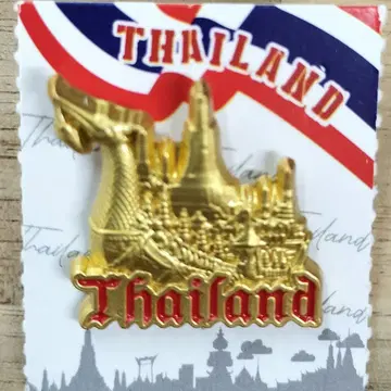 태국 골드 컬러 핀 배지 오사카 만박 2025