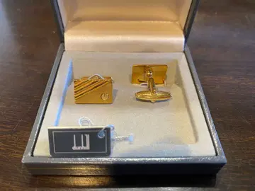 던힐 골드 스트라이프 커프 링크스