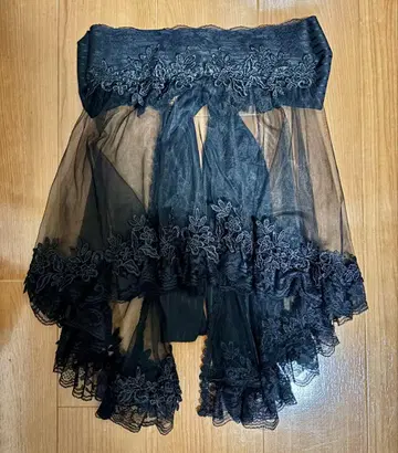 플라워 레이스 피쉬테일 에이프런