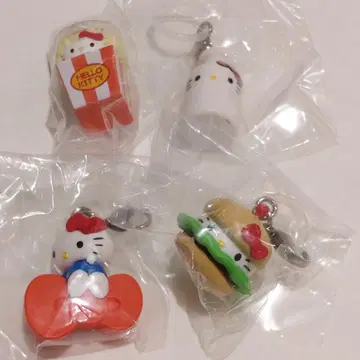 [세미컴프! ] 헬로키티 아메리칸 디자인 메지루시 액세서리 4종