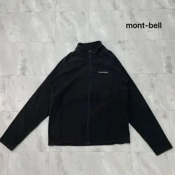 몽벨 플리스 자켓 지퍼 자켓 자수 로고 아웃도어 얇은 소재