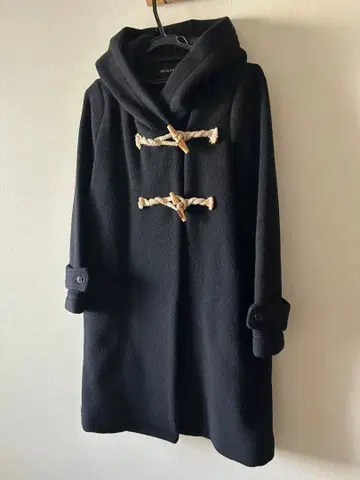 mizuiro ind A라인 후드 부착 코트