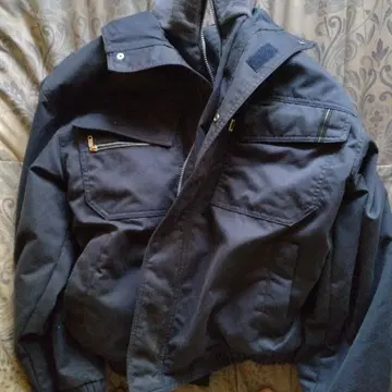 도라이치 네이비 작업 블루종 방한 대응