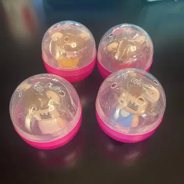 코레사와 레코짱 소프트 비닐 캡슐 토이 4개 세트