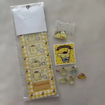 폼폼푸딩 봉봉 드롭 스티커 포토 홀더 메탈 참