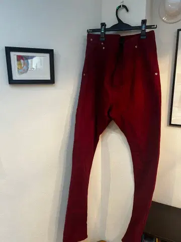 JieDa 빨간색 MENS 팬츠