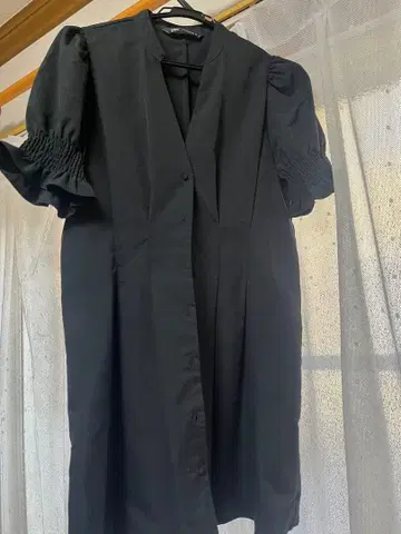 ZARA 블랙 셔츠 원피스 M 사이즈