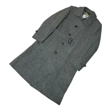 레어 70s80s CANADA제 Aquascutum 트위드 트렌치