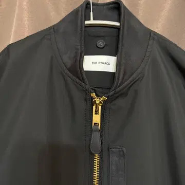THE RERACS 블랙 MA-1 자켓